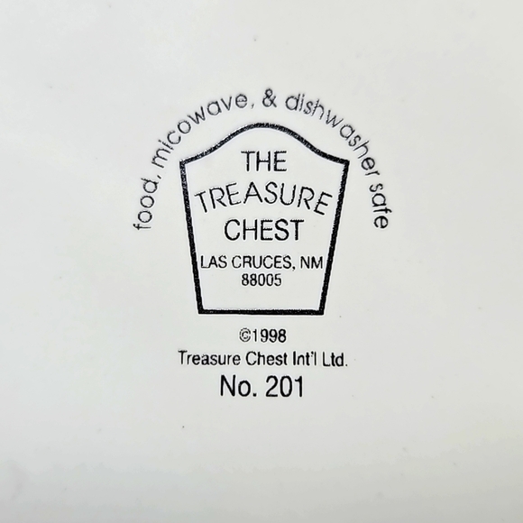 The Treasure Chest Las Cruces NM 1998 Southwest Human & Bear Pottery Mug #201 - Picture 7 of 7